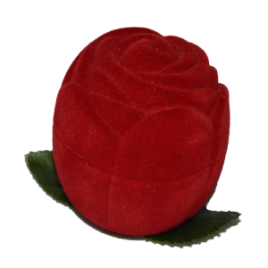 1201 Футляр "роза" красный универсальная прорезь