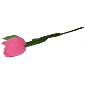 1205 Футляр "тюльпан на стебле" розовый универсальная прорезь