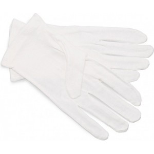  Перчатки белые  (размер M)