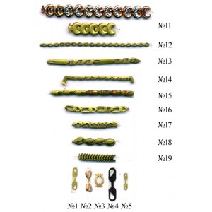 Образцы штампов для изготовление цепочек