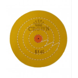 Круг муслиновый жёлтый CROWN 6х40