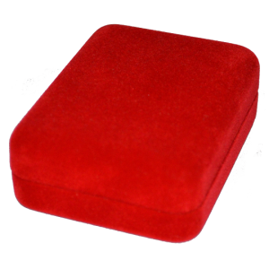 1043 Футляр "прямоугольник" красный для комплекта
