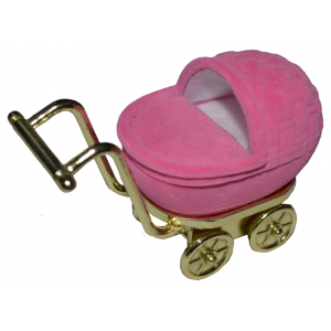 1404 Футляр "коляска" розовый универсальная прорезь