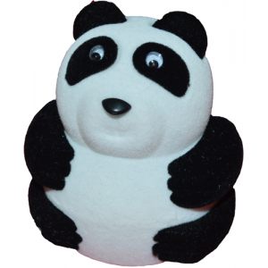 1437 Футляр "панда" черно-белый универсальная прорезь