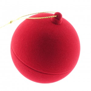 1606 Футляр "шар" красный