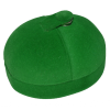 1236 Футляр "кружок на кнопке" зеленый универсальная прорезь