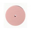 Резинка силиконовая розовая  диск фракция №1200 диаметр 22 мм